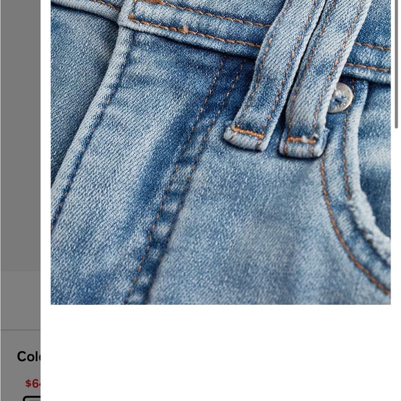 Express High Waisted Supersoft Medium Wash & light wash Cropped Skinny Jean Sz 0 - Picture 12 of 12